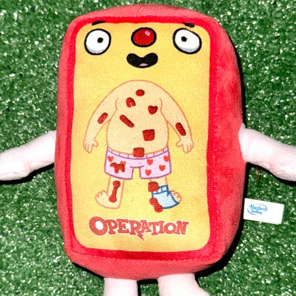 Hasbro Gaming Operation Plush Stuffed Toy Game Character New With Tag